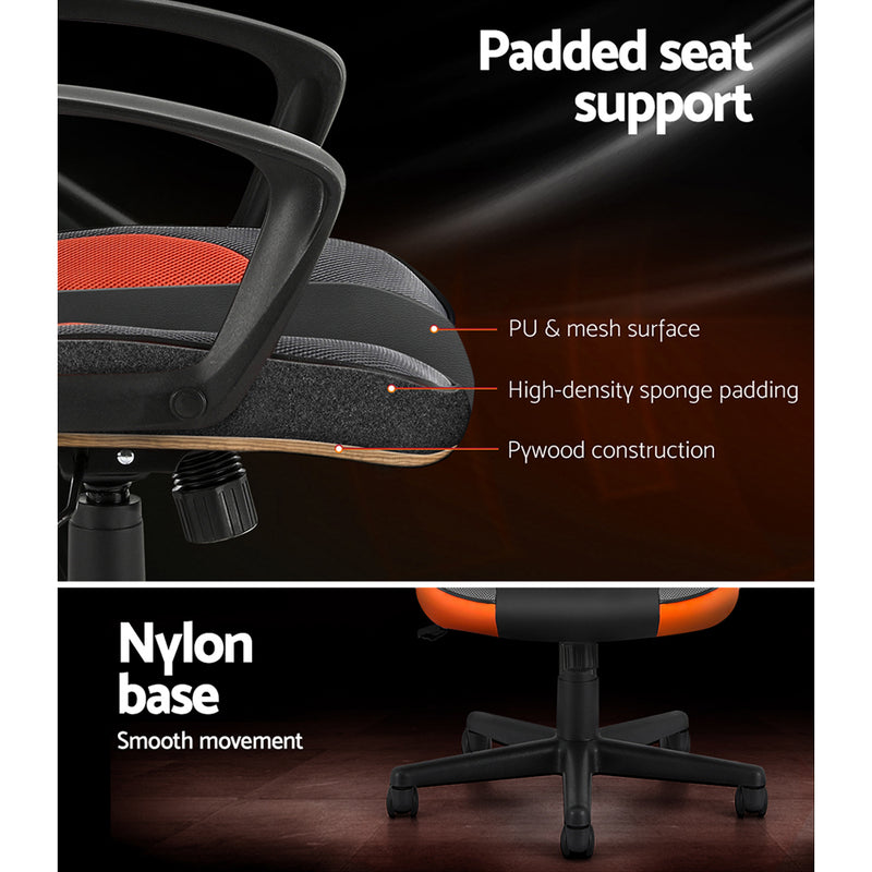 Artiss Gaming Chair - Black/Orange