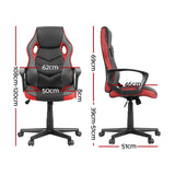 Artiss Gaming Chair - Black/Red