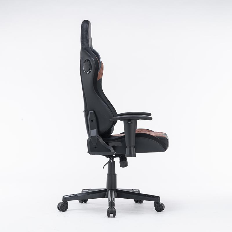 amazingooh Reclining Gaming Chair with RGB Lights & Bluetooth Speaker - Black