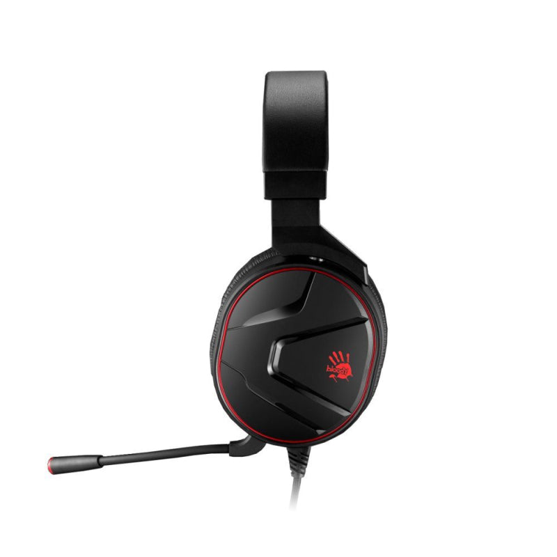 BLOODY GAMING Headset with Virtual 7.1 Surround Sound - Black/Red