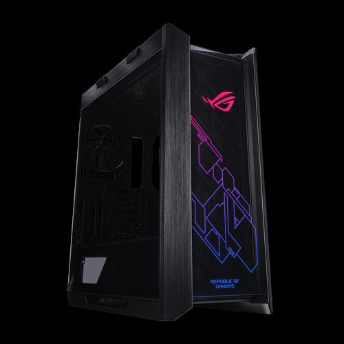 ASUS GX601 ROG STRIX HELIOS RGB ATX/EATX Black Mid-Tower Gaming Case With Handle, 3 Tempered Glass Panels, 4 Preinstalled Fans 3x140mm 1x140mm