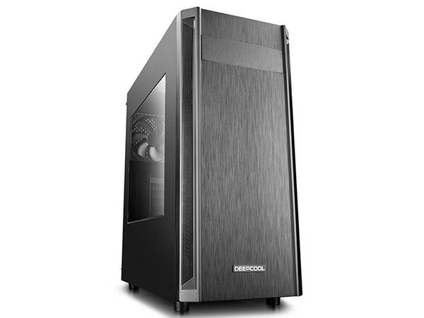 DEEPCOOL D-Shield V2 ATX PC Case, Houses VGA Card Up To 370mm, 1xPre-Installed Rear Fan