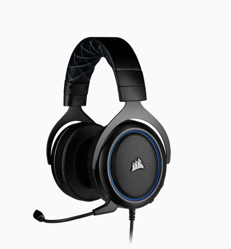 Corsair HS50 PRO Stereo Gaming Headset - Black/Blue