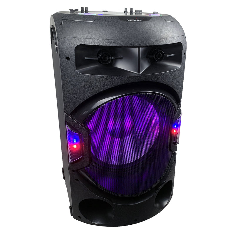 Bluetooth Speaker 300W RMS Audio DJ/Party Entertainment w/Remote -81cm