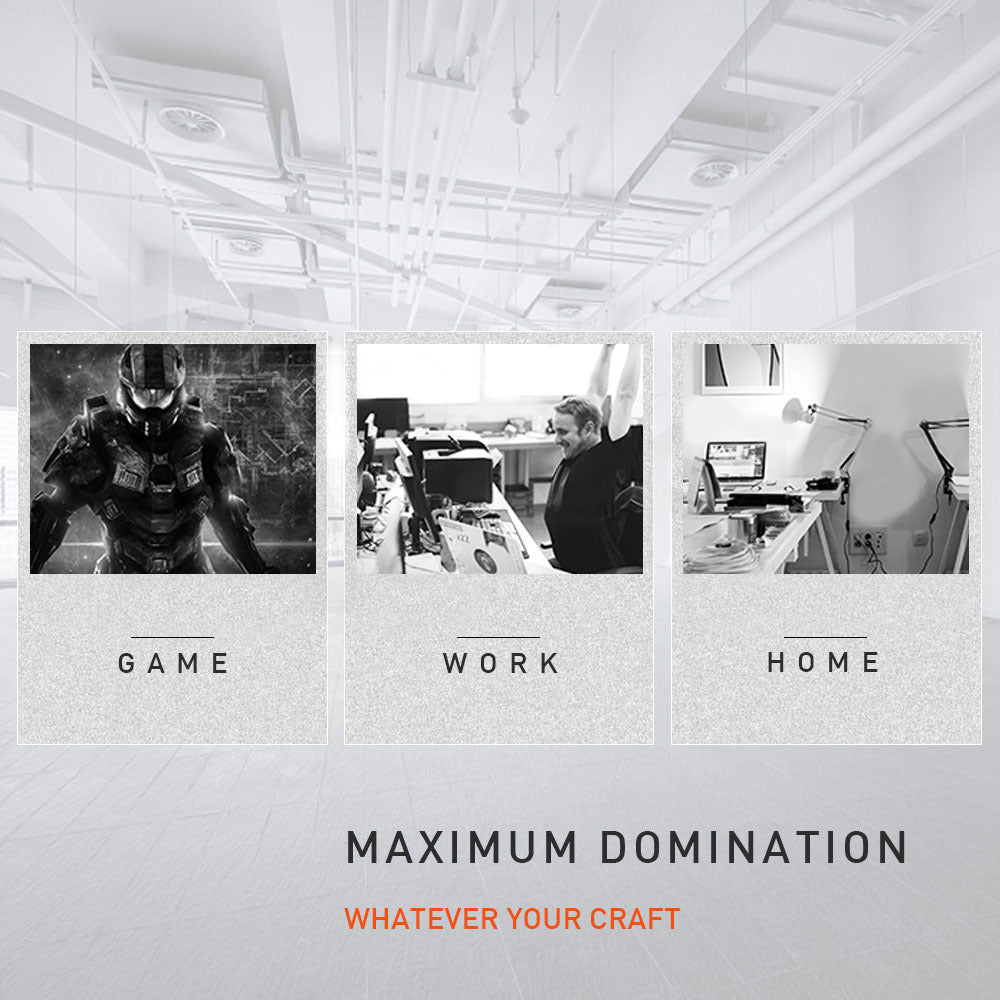 Overdrive Gaming Chair with PU Leather - Black/White