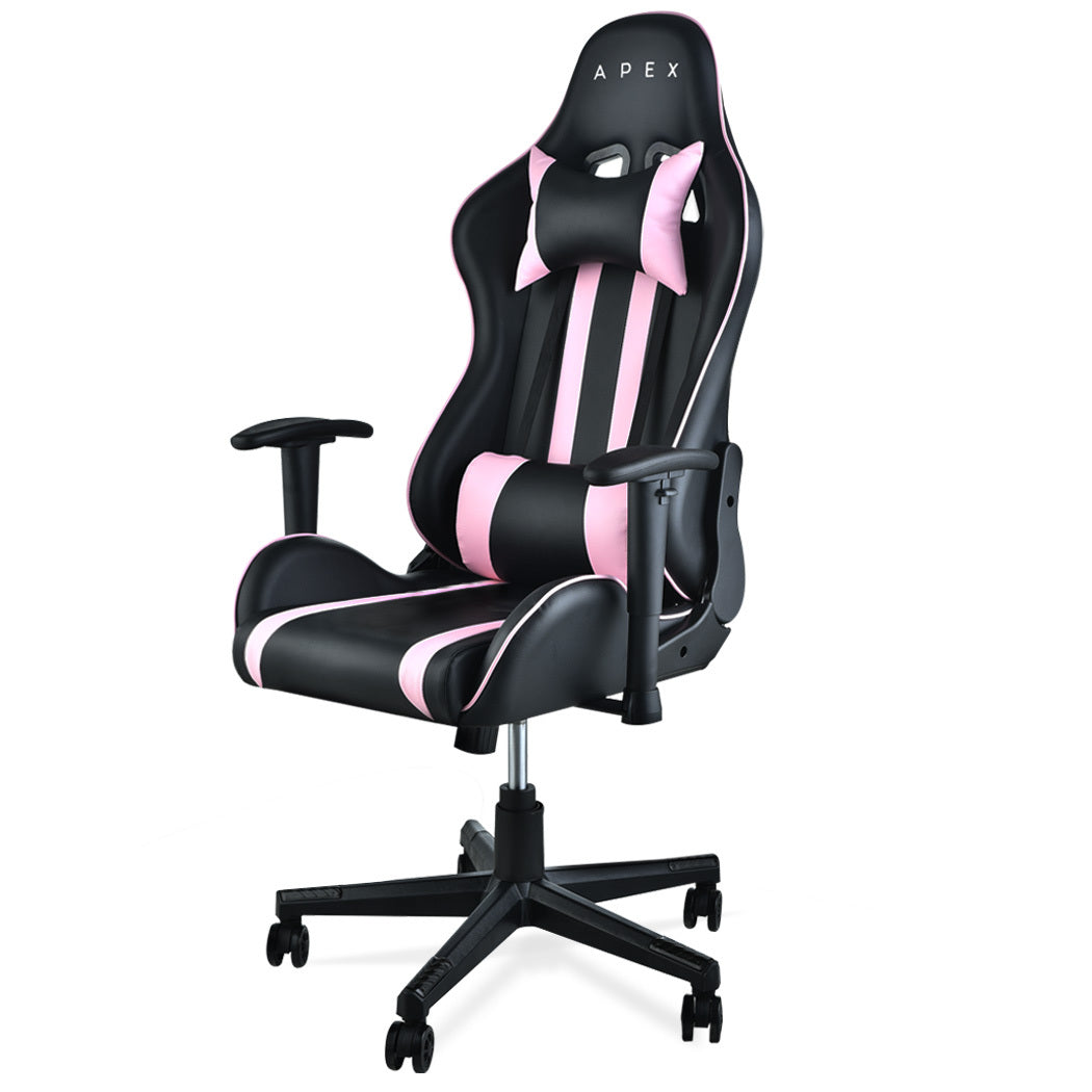 OVERDRIVE Apex Series - Ergonomic Reclining Gaming Chair - Black/Pink