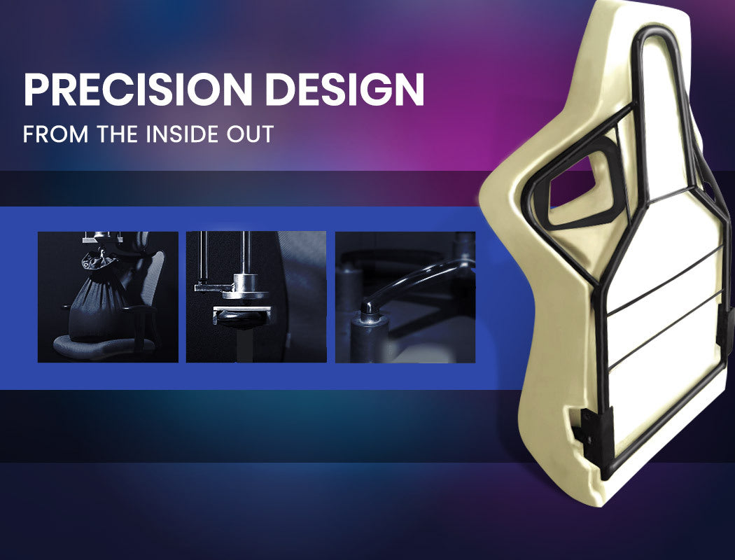 OVERDRIVE Apex Series - Ergonomic Reclining Gaming Chair - Black/Pink