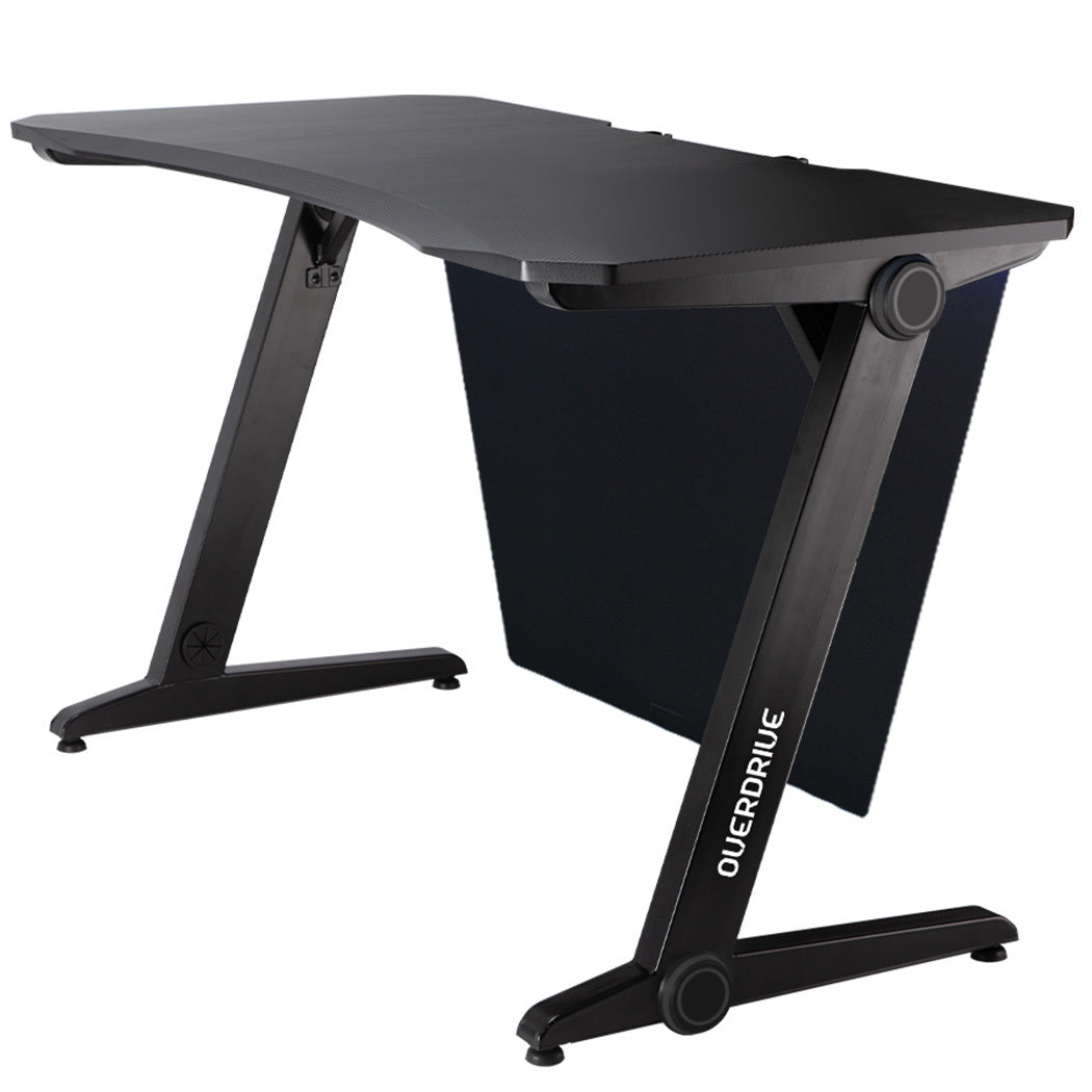 OVERDRIVE Gaming Desk with Z-Shaped Legs - 120cm Black
