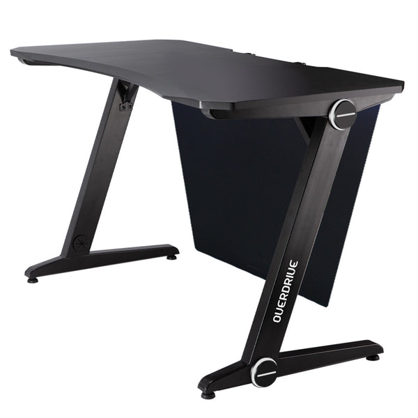 OVERDRIVE Gaming Desk with Z-Shaped Legs - 120cm Black