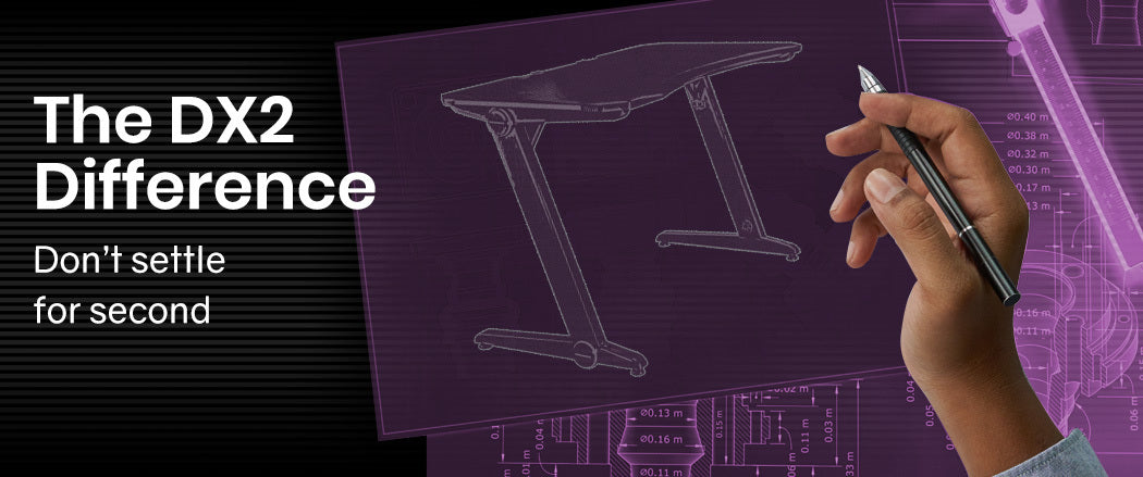 OVERDRIVE Gaming Desk with Z-Shaped Legs - 120cm Pink/Black