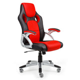 OVERDRIVE Premium Executive Office Chair - Black/Red/Red