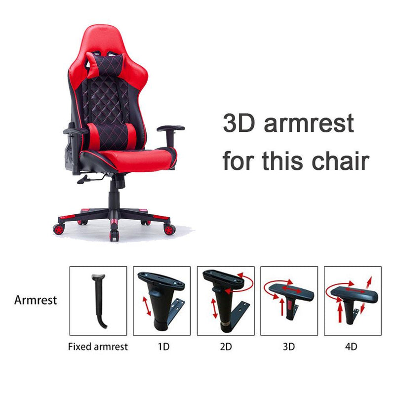 amazingooh Reclining Gaming Chair - Black