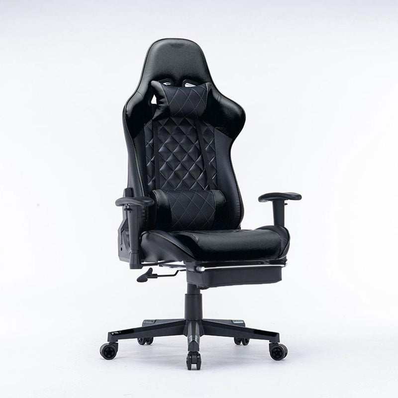 amazingooh Reclining Gaming Chair - Black/Green