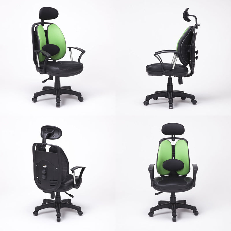 Korean Superb Ergonomic Gaming Chair - Black/Green