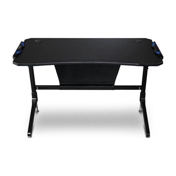 Unigamer Gaming Desk with RGB Lights - 125cm Black