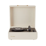 Crosley Mercury Turntable - Cream + Bundled Majority D40 Bluetooth Speakers - Black