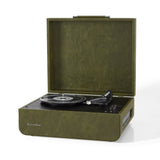 Crosley Mercury Turntable - Green + Bundled Majority D40 Bluetooth Speakers - Black